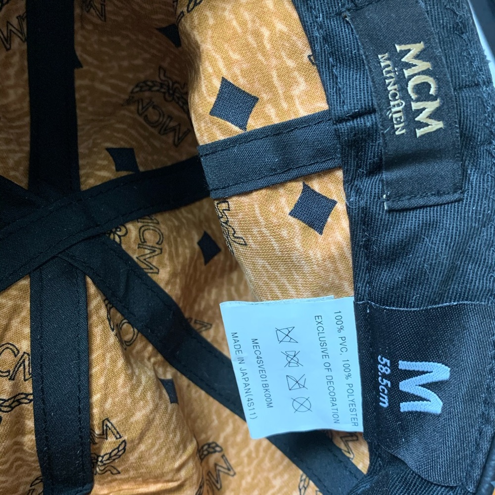 MCM Monogram Visetos Stud Baseball Cap Hat
